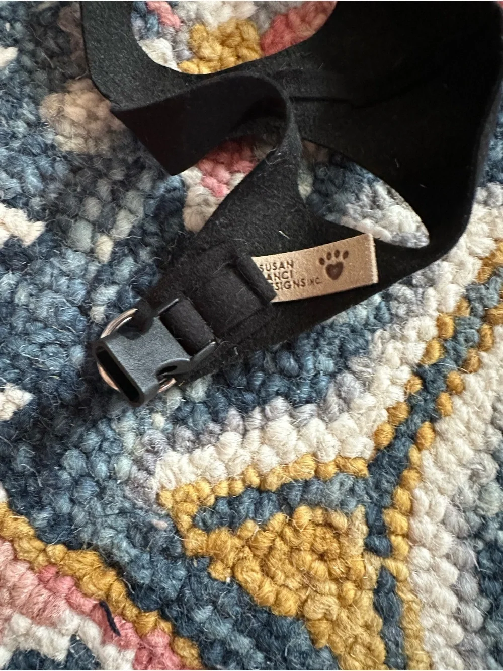 Susan Lanci Nouveau Bow Step-In Harness - Black XXS